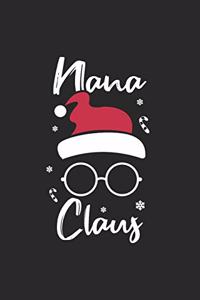 Christmas Nana Claus Notebook