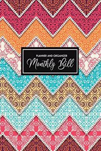 Monthly Bill Planner and Organizer