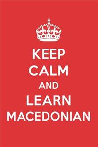 Keep Calm and Learn Macedonian: Macedonian Designer Notebook