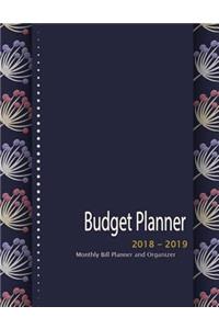 Budget Planner 2018 - 2019 Monthly Bill Planner and Organizer