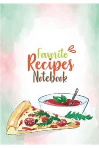 Favorite Recipes Notebook