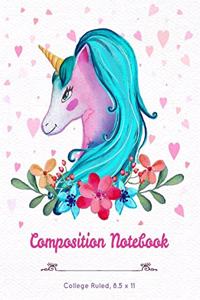 Composition Notebook - College Ruled, 8.5 x 11