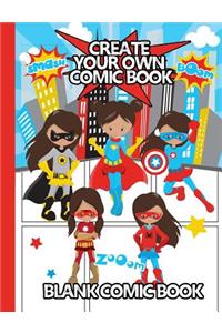 Create Your Own Comic Book - Blank Comic Book