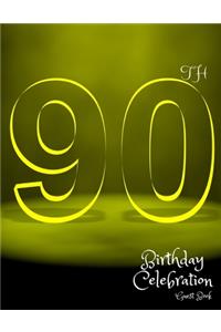 90th Birthday Celebration Guest Book