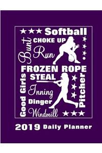 Softball Daily Planner