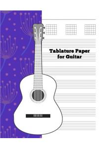 Tablature Paper for Guitar