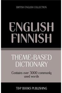 Theme-based dictionary British English-Finnish - 3000 words