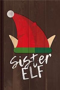 Sister Elf Christmas Journal Notebook