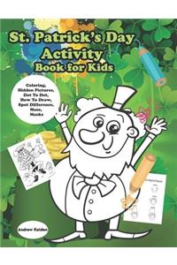 St. Patrick's Day Activity Book for Kids