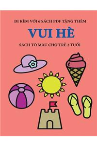 Sách tô màu cho trẻ 2 tuổi (Vui hè)