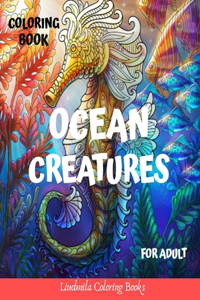 Ocean Creatures Coloring Book for Adults