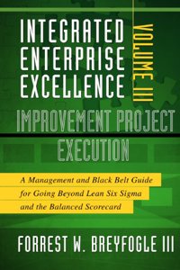 Improvement Project Execution: A Management and Black Belt Guide for Going Beyond Lean 6 Sigma and the Balanced Scorecard