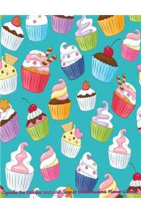 Cupcakes Are Delicious 2017-2018 Large 18 Month Academic Planner Calendar