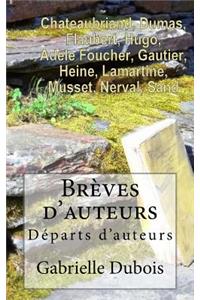 Departs d'auteurs