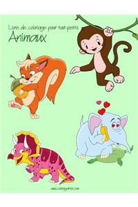 Livre de coloriage pour tout-petits Animaux 1, 2, 3 & 4