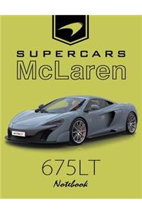 Supercar McLaren 675lt Notebook