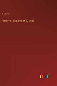 History of England, 1640-1660