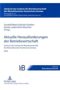 Aktuelle Herausforderungen Der Betriebswirtschaft