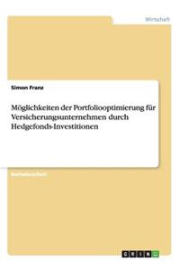 Moglichkeiten Der Portfoliooptimierung Fur Versicherungsunternehmen Durch Hedgefonds-Investitionen