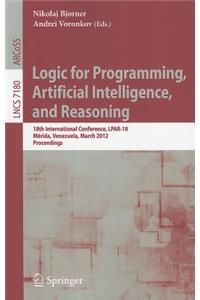 Logic for Programming, Artificial Intelligence, and Reasoning