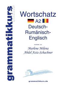 Wörterbuch Deutsch - Rumänisch - Englisch Niveau A2