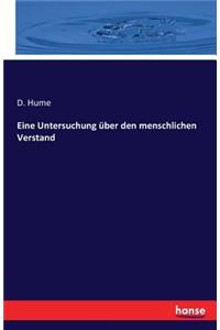 Eine Untersuchung über den menschlichen Verstand