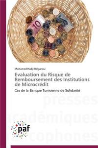 Evaluation Du Risque de Remboursement Des Institutions de Microcrédit