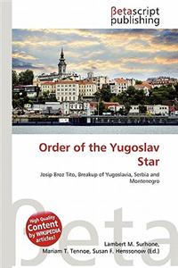 Order of the Yugoslav Star