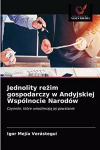 Jednolity rezim gospodarczy w Andyjskiej Wspólnocie Narodów