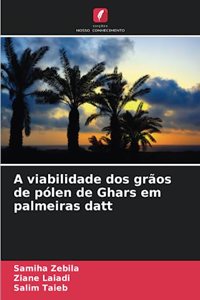 A viabilidade dos grãos de pólen de Ghars em palmeiras datt