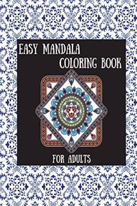 Easy Mandala Coloring Book