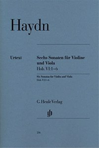 6 Sonatas Hob. VI:1-6violin and viola