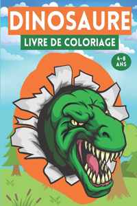 Dinosaure Livre de Coloriage 4-8 ans