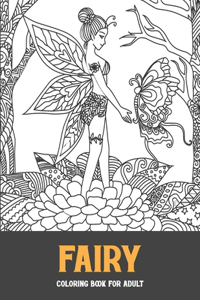 fairy coloring book for adult: Creative Haven angles Coloring Book for adult