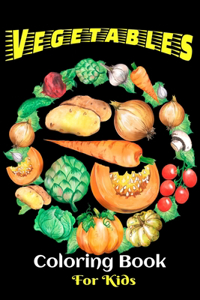 Vegetables Coloring Book For Kids