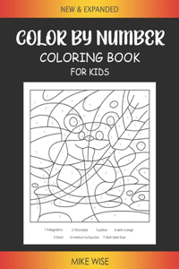 Color By Number Coloring Book For Kids