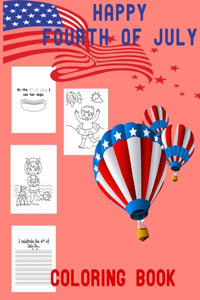 Happy Fourth Of July Coloring Book