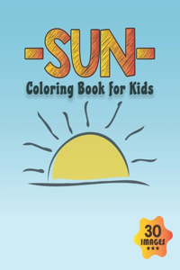 Sun Coloring Book for Kids