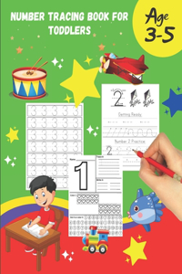 Number tracing Book For Toddlers Age 3-5