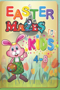Easter mazes For Kids Ages 4-8