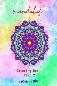 Mandala Art Coloring Book for Adult Relaxation and stress Relief Part 2