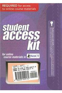 Student Access Kit for Online Course Materials in WebCT