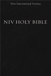 NIV, Holy Bible, Compact, Paperback, Black