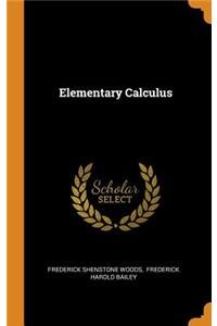 Elementary Calculus