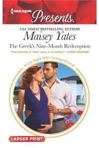 The Greek's Nine-Month Redemption