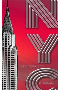 New York City Chrysler Building Writing Drawing Journal