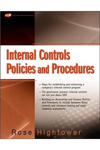 Internal Controls Policies and Procedures