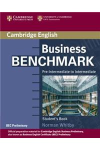 Business Benchmark Pre-Intermediate to Intermediate Student's Book BEC Preliminary Edition