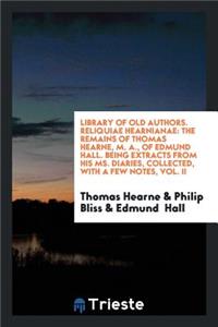Reliquiae Hearnianae