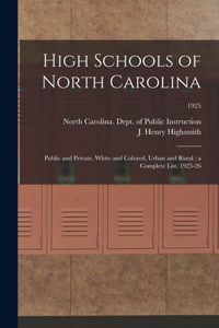 High Schools of North Carolina